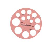 Food Grade Silicone Flange Insert Ruler Breast Pumps Accessory for Nipple Size Selection During Lactation Breastfeeding Measurement Ruler