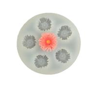 Food Grade Silicone Flower Mold for Cake Decorating Jewelry Making with Daisies Rose Water Lilies Chrysanthemum Peony Camellias Design Silicone Flower Molds for Baking