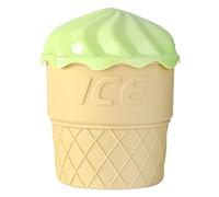 Food Grade Silicone Ice Cream Shape Mold Practical Double-Layer Ice Bucket with Lid Kitchen Organization Tool Cream Container