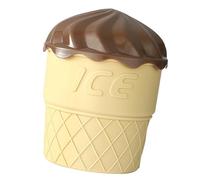Food Grade Silicone Ice Cream Shape Mold Practical Double-Layer Ice Bucket with Lid Kitchen Organization Tool Kitchen Storage Cream Bucket
