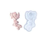 Food Grade Silicone Making Mold Silicone Texture Featuring Elegant Angel Embossed Artwork and Easy Releasing Decorative Molds