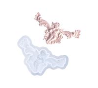 Food Grade Silicone Making Mold Silicone Texture Featuring Elegant Angel Embossed Artwork and Easy Releasing Decorative Molds