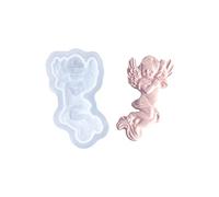 Food Grade Silicone Making Mold Silicone Texture Featuring Elegant Angel Embossed Artwork and Easy Releasing Decorative Molds