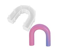 Food Grade Silicone Making with Crystals Rainbow Arches Bridge Designs for Home Decoration Artistic Making Supplies