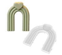 Food Grade Silicone Making with Crystals Rainbow Arches Bridge Designs for Home Decoration Artistic Making Supplies