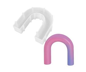 Food Grade Silicone Making with Crystals Rainbow Arches Bridge Designs for Home Decoration Artistic Making Supplies