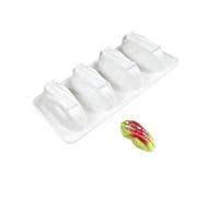Food Grade Silicone Mousses Cake Molds Set, 4 Pistachios in a ro | Efficient Silicone Molds for Miniature Cakes and Candies Dishwasher Safe and Materials