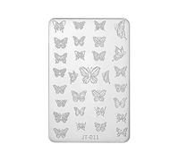 Food Grade Silicone Nails Art Mold with Floral 3D Embossed Design Stamp for Easy Craft Beautiful Creation Flower Mold