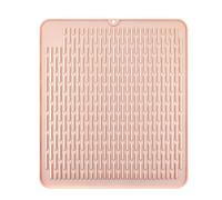Food Grade Silicone Sink Drying Mat Space Saving Silicone Drying Drainer Mat for Kitchen Tableware and Cooking Tool Waterproof Dish