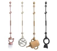 Food Grade Silicone Stretchable Toy Safety Straps for Stroller, High Chair, Hanging Baskets, Cribs, Cups Bottles and Toys One-Piece, Durable Silicone Design (4 Pack)