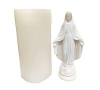 Food-Grade Silicone Sugarcraft 3D Virgin-Mary Shape Cake Decoration Easy to Use Baking Gift Food-Grade Silicone Molds