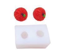 Food Grade Silicone Tiny Fruit Molds for Baking with Balimbing Lemon Muskmelon Grape Designs Not Stick Recyclable Balimbing Lemon Muskmelon Grape Cast