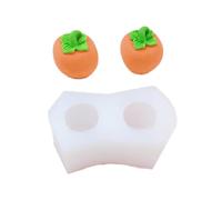 Food Grade Silicone Tiny Fruit Molds for Baking with Balimbing Lemon Muskmelon Grape Designs Not Stick Recyclable Silicone Molds for Dessert Garnishes