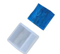 Food Grade Silicone Water Ripples Mold for Cake Jelly Chocolate Baking Decoration Practical Jewelry Making Tool Flexible Silicone Water Pattern Shaped Pendant Mold
