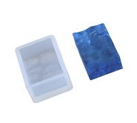 Food Grade Silicone Water Ripples Mold for Cake Jelly Chocolate Baking Decoration Practical Jewelry Making Tool Flexible Silicone Water Pattern Shaped Pendant Mold