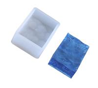 Food Grade Silicone Water Ripples Mold for Cake Jelly Chocolate Baking Decoration Practical Jewelry Making Tool Flexible Silicone Water Pattern Shaped Pendant Mold