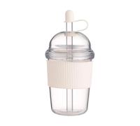 Food Grade Straw Cup, 520ml Leakproof Drinking Tumbler