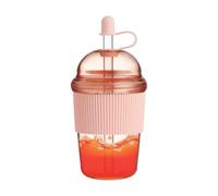 Food Grade Straw Cup, 520ml Leakproof Drinking Tumbler