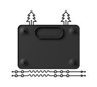 Food-Grade Suction Plate for Babies Dishwasher-Safe Baby Feeding Mat with Lanyard for Secure Highchair & Travel Use Interactive Baby Food Tray with Suction