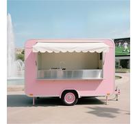 Food Grade Water Mobile Cart Durable Food Truck with Leakproof Tanks, Suitable for Juice Bars or Water Vending Business
