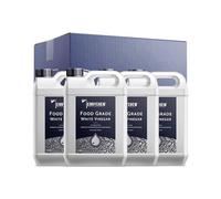 Food Grade White Vinegar 5% - 4 x 5L Bulk Pack - Natural Distilled Vinegar for Pickling, Cleaning & Cooking - Multipurpose Household & Kitchen Use - Vegan, Non-GMO, Eco-Friendly