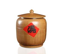 Food Grain Dispenser with Lid, Airtight Storage Jar, Large Capacity Rice Container, Kitchen Sealed Rice Bucket for Cereal, Flour, Sugar, Coffee, Tea