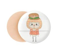 Food Hamburger Bread Vegetable Jam Fat UU Air Cushion Makeup Foundation Sponge Powder Puff
