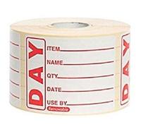 Vogue Removable Prepped Food Labels (Pack of 500) - E148