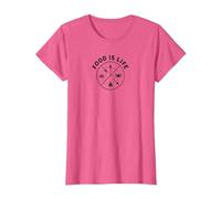 Food is Life: Culinary Wellness Lifestyle T-Shirt, Women, Pink Heather, XXL