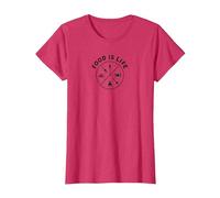 Food is Life: Culinary Wellness Lifestyle T-Shirt, Women, Red Heather, XS