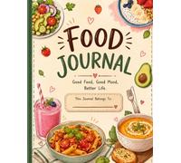Food Journal: Daily Meal Tracker, Water Intake, Mood & Wellness Log