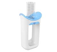 Food Juicing Station, Easy to Clean, Portable, Durable, High Hardness Fruit Juice Squeezing Station, Baby Safe (Blue)