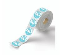 Food Label Fish Free 25MM (PK1000)