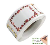 Food Labels for Containers - Self Adhesive Blank Removable - Self Adhesive Labels,for Kitchen Pantry Canister Freezer Bag Meal Prep Wine Bottle Homemade Jam