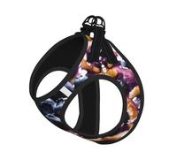 Food Made Of Blueberry01 Print Dog Harness Adjustable Walk Puppy Harnesses Leash Clips Pet Harnesses Training Pet Vest