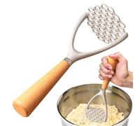Food Masher - Heat-Resistant Meat Chopper, Handheld Potato Masher, Multifunctional Food Cutter | Aluminum Alloy Kitchen Tool, Ergonomic Handle for mashing Potatoes, Chopping Ground Meat, or preparing