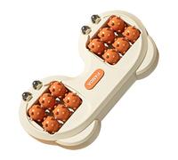 Food Massage Roller - Portable Double Foot Massage Roller | Reflexology Commission with Heel Recovery Spa, Acupressure Foot Roller for the Leg for Pressure