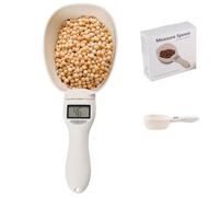 Food Measuring Scoop Scale,Digital Measuring Spoon, Big Head Model Household Electronic Scale Spoon,Digital Food Spoon Scale Dog Cat Food (1pcs)