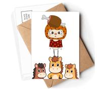 food meat b fat muscle delicious uu Postcards Envelopes Cards Mailing Year Horse