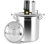 Food Mixer - 50L Electric Stirring Machine with Adjustable Speed and 4-Blade Scraper - Portable for Jam, Sauce, and Mortar