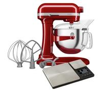 Food Mixer by KitchenAid - 5.6L, Red, Bowl-Lift, Heavy Duty Design, Pro Style