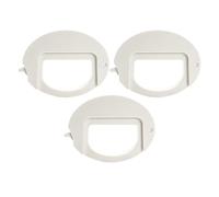 Food Packaging Magnetic Safety Clip, Heavy Duty Magnetic Bag Clips for Chip Bread Snack Bags, Reusable Ratchet Seal for Kitchen Storage, Fridge Freezer Food Organizer (White*3)