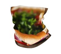 Food Pattern Funny Print Neck Warmer Ultra-Soft, Stretchy Neck Gaiter Winter Neck Gaiter Warmer For Menand Women