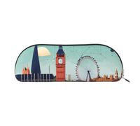 Food Pattern Funny Print Receive Bag Makeup Bag Cosmetic Bags Travel Storage Bag Toiletry Receive Bags Pencil Case Pencil Bag, I Love London, One Size