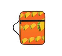 Food Pattern Funny Print Soft Bible Storage Bag Scripture Holder Waterproof for Worship Travel Devotional