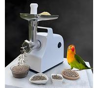 Food Pellet Machine for Animal Feed, Granulator with 7 Pellet Plates, Enhances Nutrition, Reduces Breeding Costs for Bird, Cat, Rabbit, and Chicken Feed