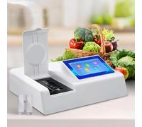 Food Pesticide Residue Detector, 12/24 Channel Portable Digital Nitrate Tester, Fast Food Safety Device with 4-core Processor for Markets, Restaurants, Schools