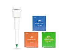 Food pH Meter Replacement Probe 2 in 1 pH Temperature Tester Spear Tip pH Sensor Easily Penetrate Solid and Semi-Solid Samples, Also Suitable for Water