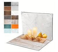 Food Photography Photo Backdrops Board Kit: 7PCS 14Patterns Small Product Background Table Top Kit - Flat Lay Props for Jewelry Cosmetic Makeup.(16x11.5in)