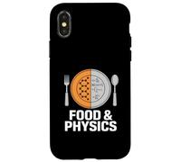 Food Physics Molecular Gastronomy Chemistry Plate Case for iPhone X/XS
